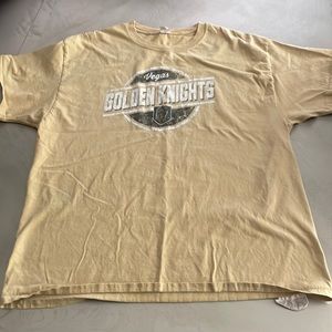 Las Vegas Golden Knights yellow/ gold t-shirt in a men’s extra large